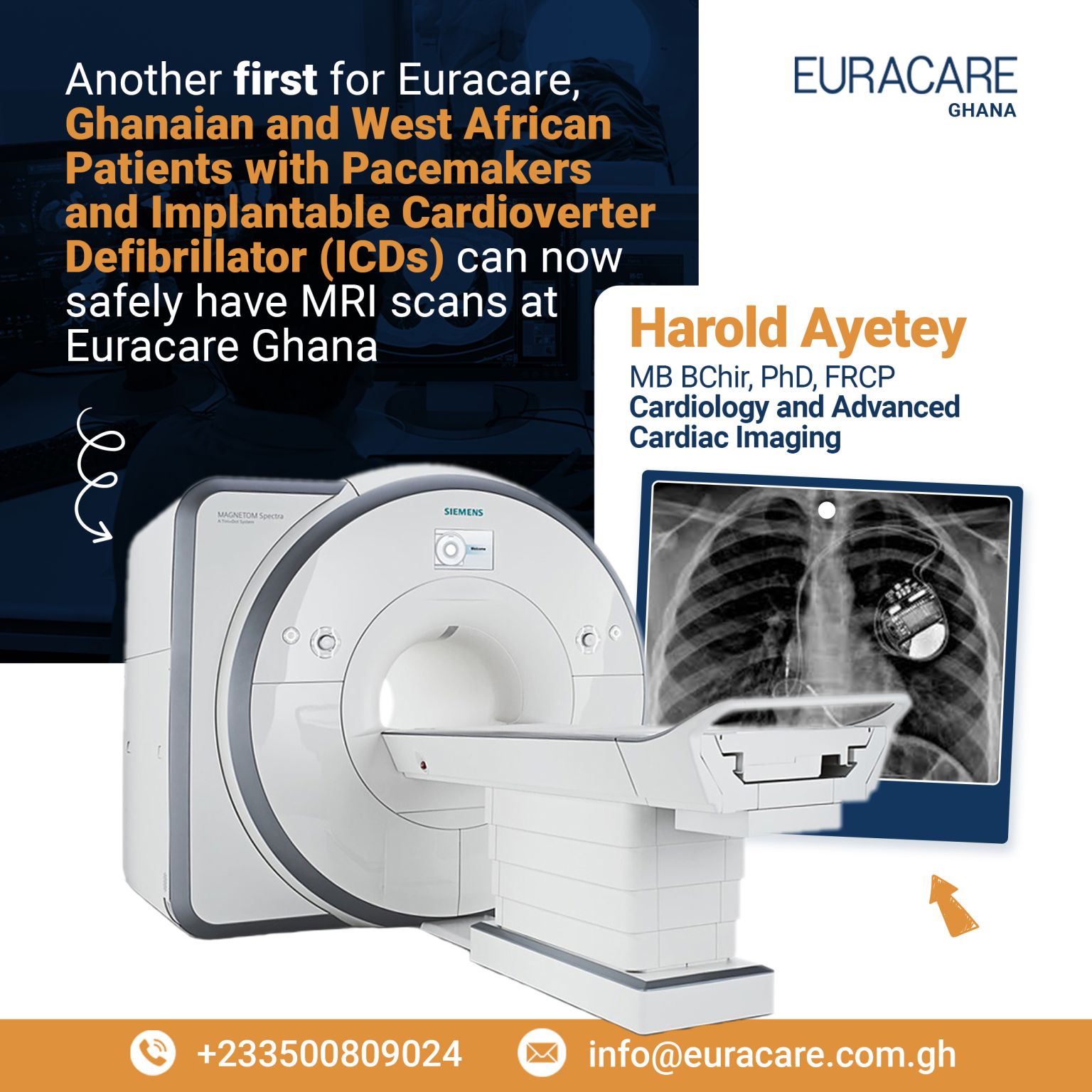 Euracare Doctors Safely Conduct West Africa's First MRI Study in a